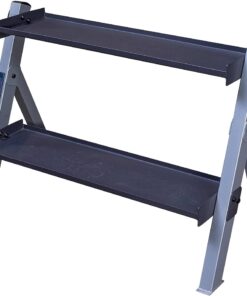 BODY SOLID DUAL DUMBBELL & KETTLEBELL RACK