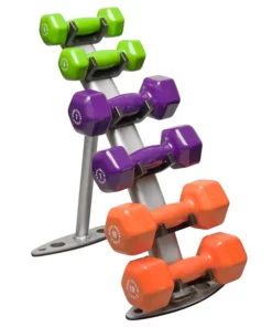 BODY SOLID VINYL DUMBBELL RACK
