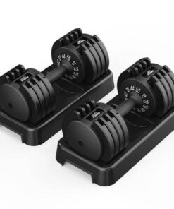 FLYBIRD 55-Pound Adjustable Dumbbells